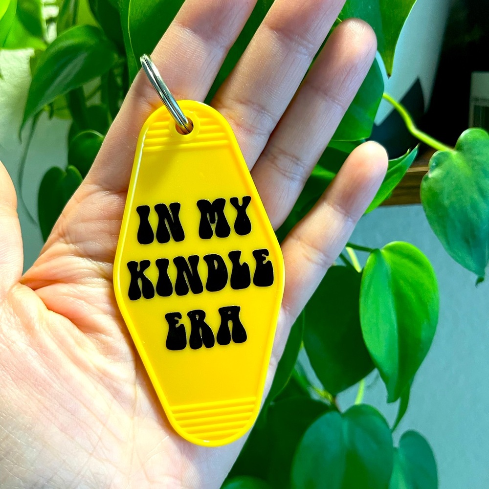 In my kindle era motel keychain